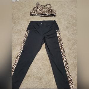 Zyia leggings and sports bra